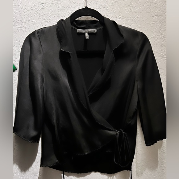 BCBG wrap over Shirt - Picture 1 of 3